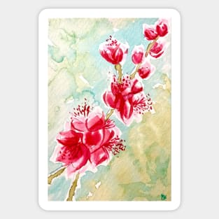 Peach Blossom Sticker